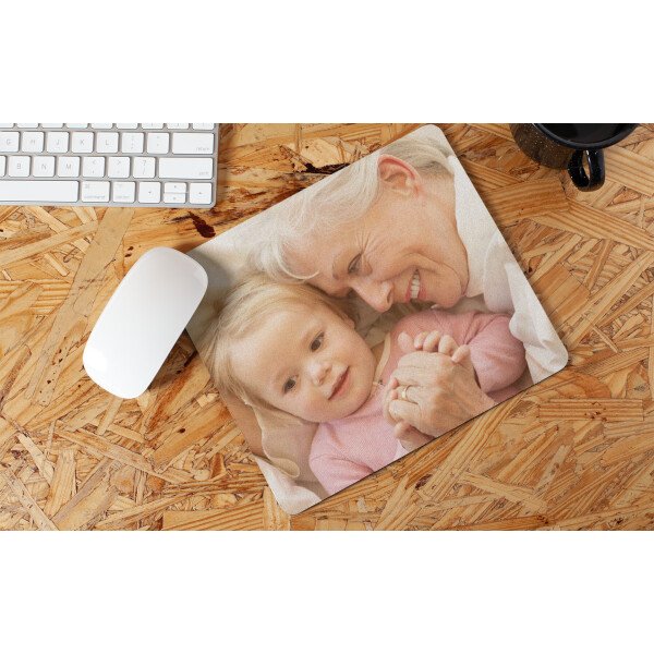 Mousepad Personalizzato con Foto Idea Regalo Nonna Zia Bisnonna Festa dei Nonni Compleanno Natale Personalizzabile - immagine 4