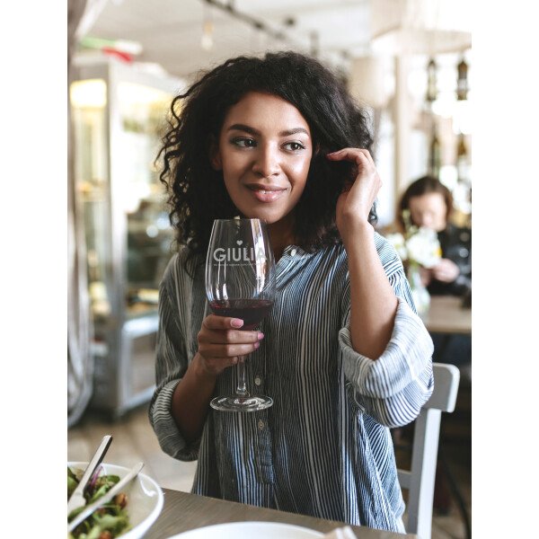Calice Vino Mamma 50 cl Personalizzabile con Nome con Incisione Ho sempre ragione, sono una mamma! Idea Regalo Festa della Mamma Natale Compleanno - immagine 5