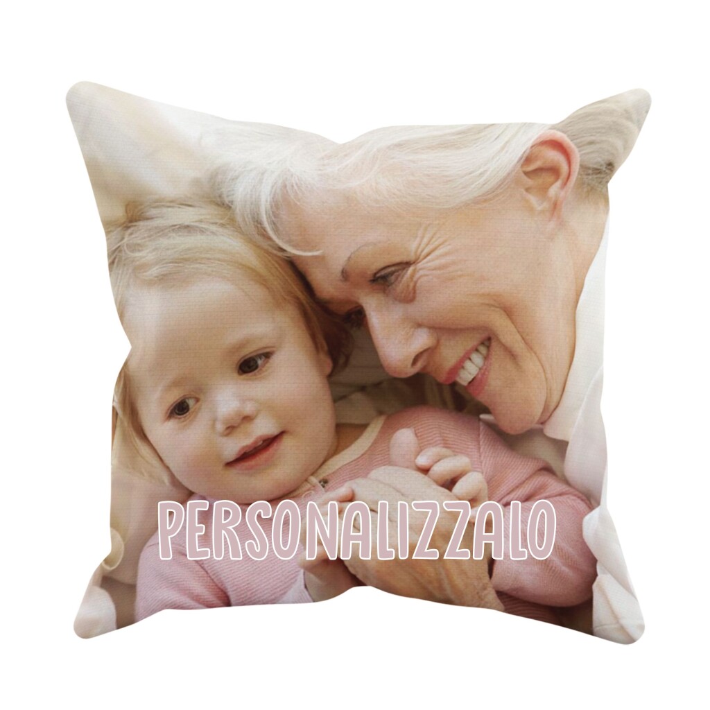 Idee regalo Nonna Nonna, 40_x_40_cm con Imbottitura Cuscino La mia Nonna Madre gadget compleanno Regalo per Nonnina Super Nonna 