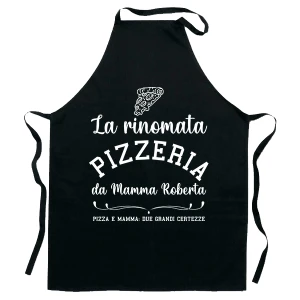 Grembiule da Cucina PERSONALIZZABILE Mamma divertenti La rinomata pizzeria da Mamma Regalo Mamma