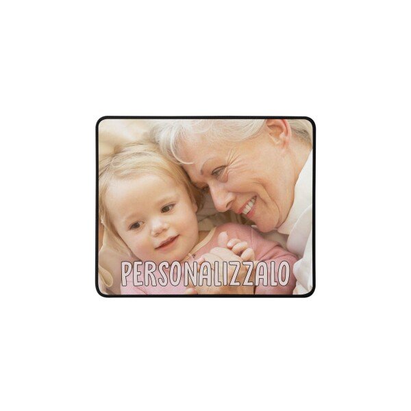 Mousepad Personalizzato con Foto Idea Regalo Nonna Zia Bisnonna Festa dei Nonni Compleanno Natale Personalizzabile