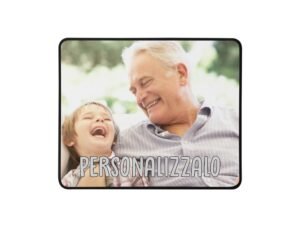 Mousepad Personalizzato con Foto Idea Regalo Nonno Zio Bisnonno Festa dei Nonni Compleanno Natale Personalizzabile