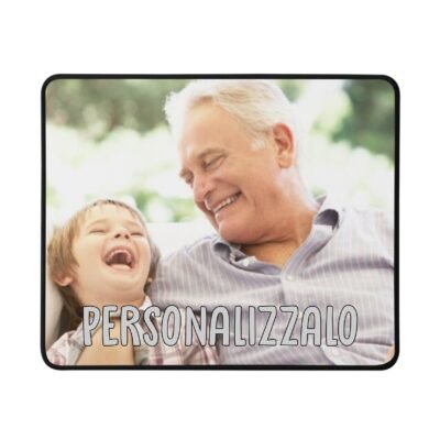 Mousepad Personalizzato con Foto Idea Regalo Nonno Zio Bisnonno Festa dei Nonni Compleanno Natale Personalizzabile