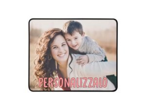 Mousepad Personalizzato con Foto Idea Regalo per la Mamma Zia Madrina Festa della Mamma Compleanno Natale Personalizzabile