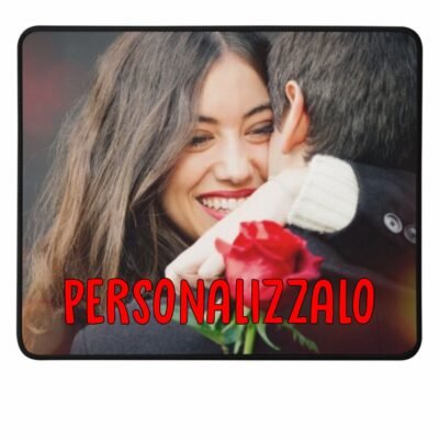 Mousepad Personalizzato con Foto Idea Regalo Amore SanValentino Innamorati Compleanno Natale Personalizzabile