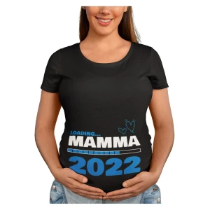 Maglietta Ideale per Il Premaman Maschietto Loading Mamma 2022 Idea regalo nascita
