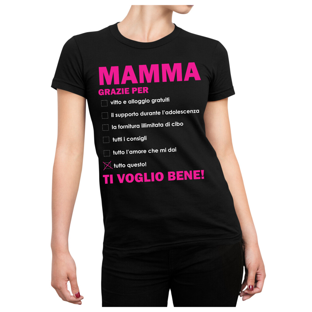 Maglietta Festa della Mamma - Maschietti Mamma Ti Vogliamo Bene Tanto Così  - Festa della Mamma - Idee Regalo Mamma - Regalo Mamma Originale -  T-shirteria