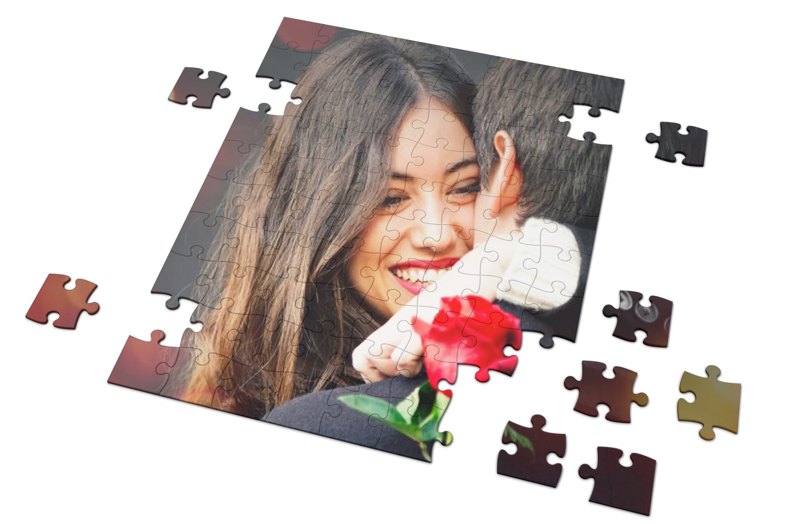 Puzzle Personalizzato con Foto Personalizzabile Idea Regalo Compleanno,  Matrimonio, Anniversario, Natale, Papà, Mamma, Nonni - disponibile nei  formati A3 e A6 - ColorFamily
