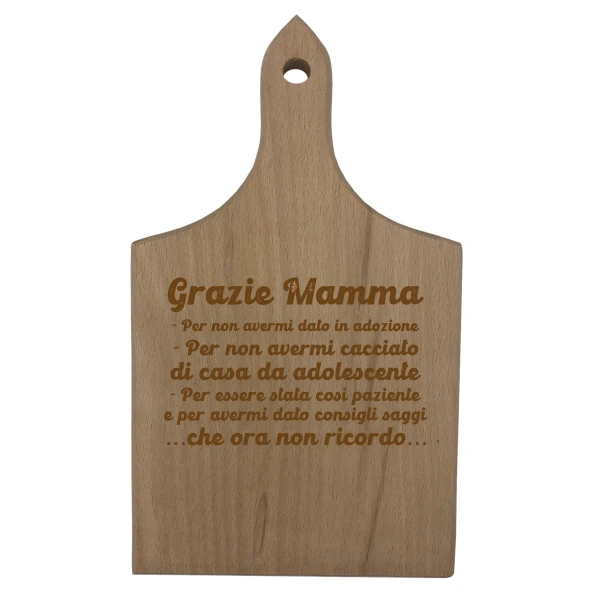 Tagliere Mamma festa della mamma Grazie Mamma Regalo Mamma