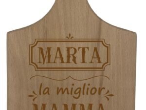 Tagliere Mamma PERSONALIZZABILE festa della mamma La miglior Mamma del Mondo Regalo Mamma