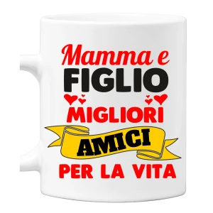 Tazza Mamma mamma e figlio migliori amici per la vita Regalo Mamma Festa della Mamma Mug in Ceramica