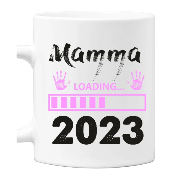 Tazza Mamma Femminuccia Festa della Mamma Loading 2023 Regalo Mamma