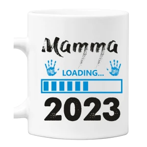 Tazza Mamma Maschietto Festa della Mamma Loading 2023 Regalo Mamma