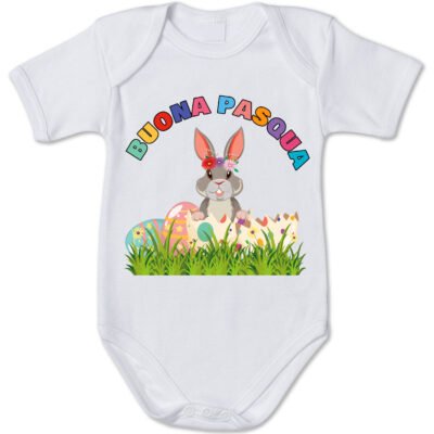 Body neonato Pasqua Buona Pasqua Coniglietto Easter Idea Regalo Pasqua