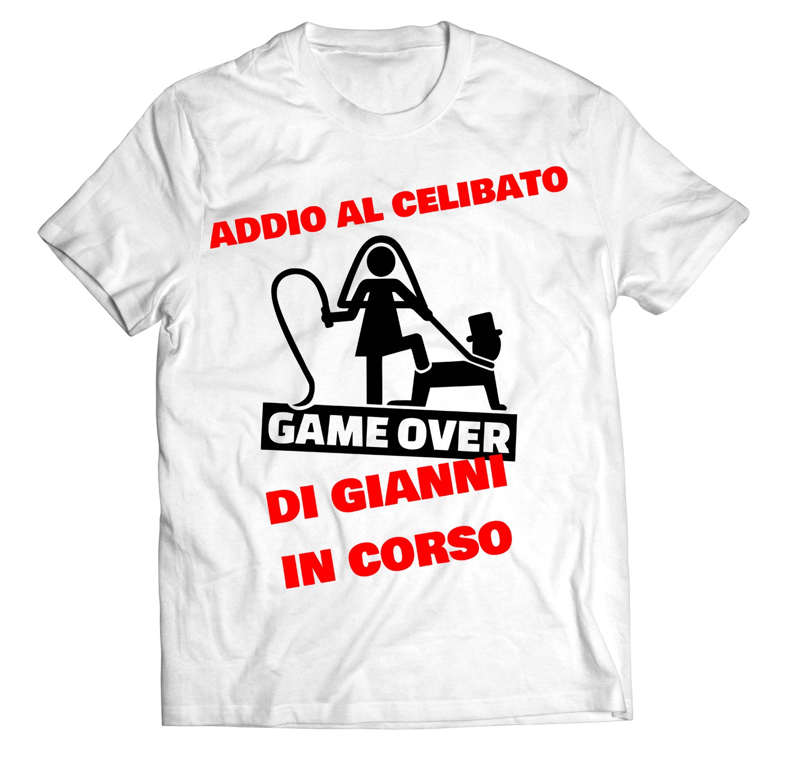 Pacchetto Magliette Personalizzabili Addio Al Nubilato - T-Shirt Coordinate Per Sposa E Invitate In 100% Cotone