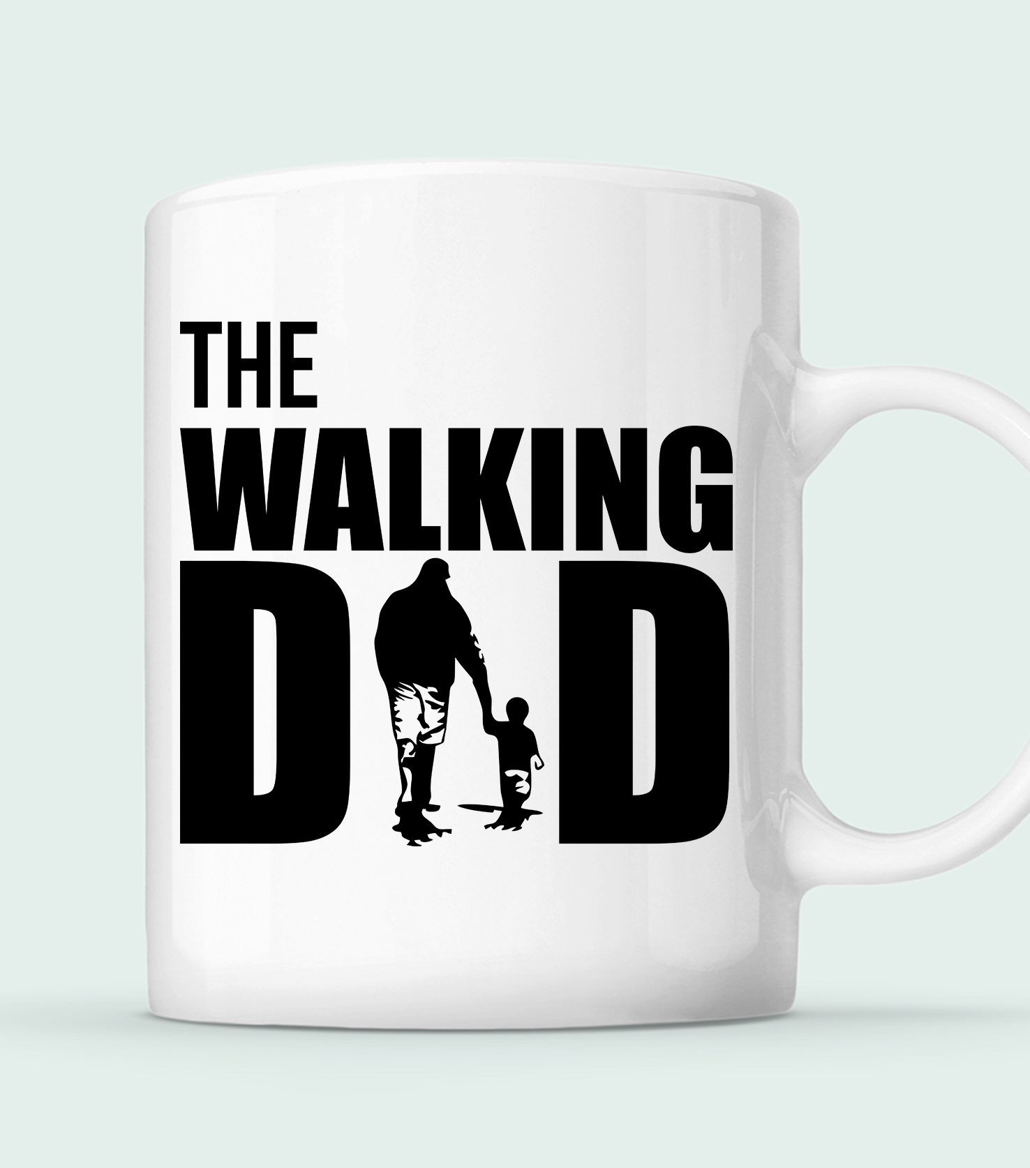 Tazza The Walking Dad Maglietta Papà Festa del Papà Idea Regalo Papà Figlio  Neo Papà - ColorFamily