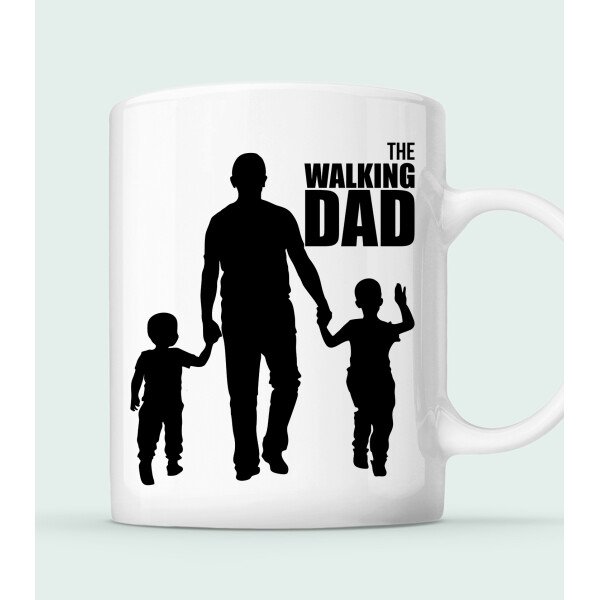 Tazza The Walking Dad Maglietta Papà Festa del Papà Idea Regalo Papà Figlio Dad & Sons - immagine 3