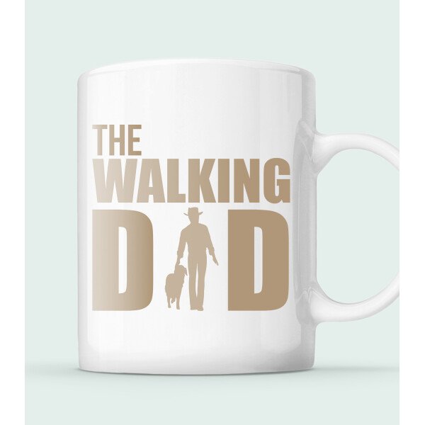 Tazza The Walking Dad Dog Maglietta ideale per gli Amanti dei cani Idea Regalo - immagine 3