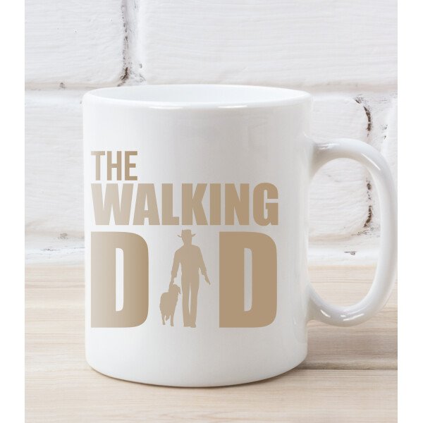 Tazza The Walking Dad Dog Maglietta ideale per gli Amanti dei cani Idea Regalo - immagine 4