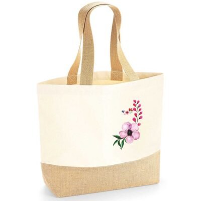 Borsa Mare Donna Grande Borsa Da Spiaggia PERSONALIZZABILE CON NOME - 100% cotone