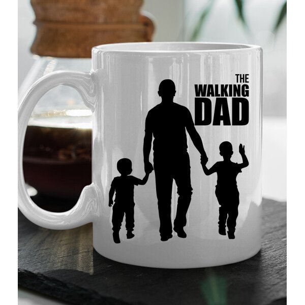 Tazza The Walking Dad Maglietta Papà Festa del Papà Idea Regalo Papà Figlio Dad & Sons - immagine 6