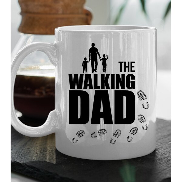 Tazza The Walking Dad Maglietta Papà Festa del Papà Idea Regalo Papà Figlio Dad & Sons Divertente - immagine 6