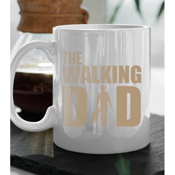 Tazza The Walking Dad Dog Maglietta ideale per gli Amanti dei cani Idea Regalo - immagine 6