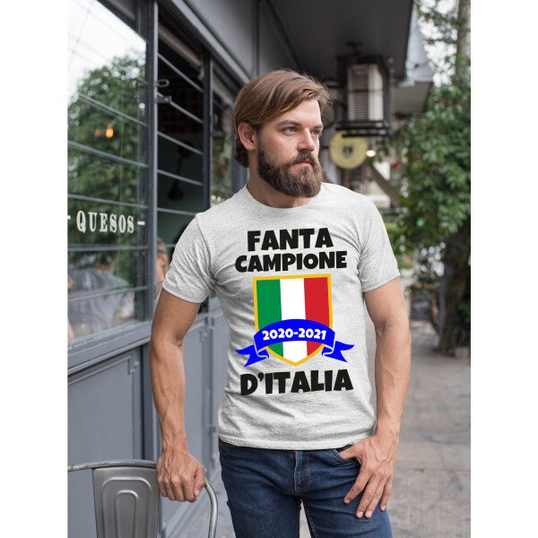 T-Shirt Maglietta Fantacalcio FantaCampione d'Italia - idea regalo Fantacalcio - immagine 3