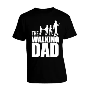 T-Shirt The Walking Dad Maglietta Papà Festa del Papà Idea Regalo Papà e FIgli Family