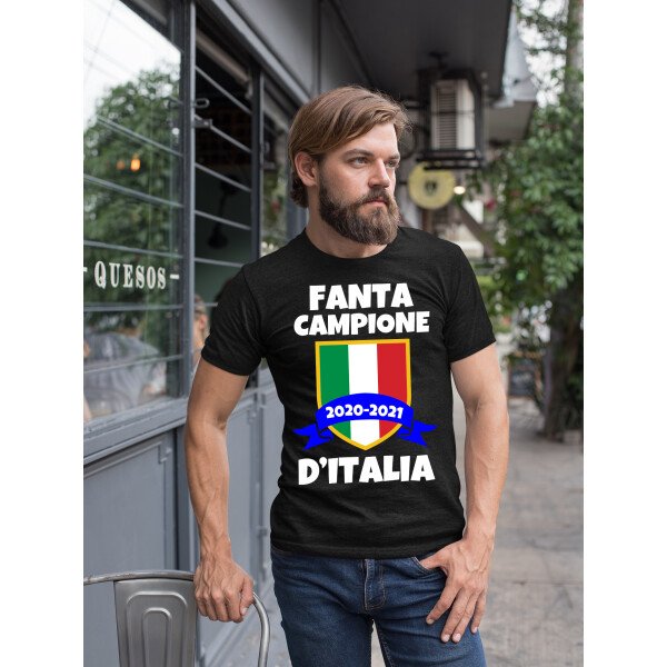 T-Shirt Maglietta Fantacalcio FantaCampione d'Italia - idea regalo Fantacalcio - immagine 2