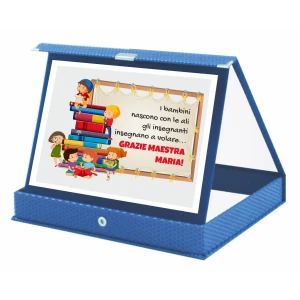 Targa Premio Maestra PERSONALIZZABILE I bambini nascono con le ali, gli insegnanti insegnano a volare Grazie Maestra Regalo Maestra Fine Anno