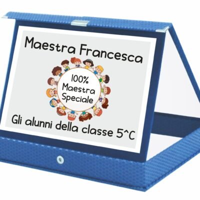 Targa Premio Maestra PERSONALIZZABILE 100% Maestra Speciale Regalo Maestra Fine Anno