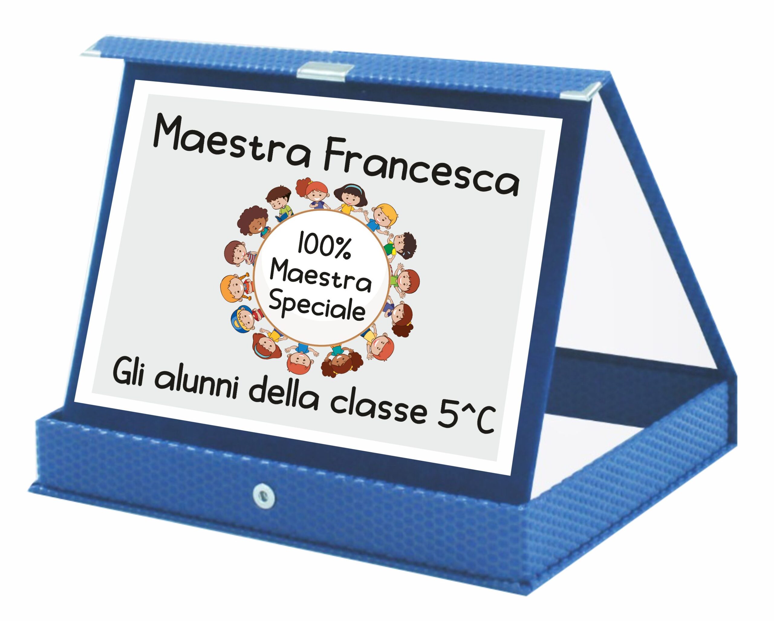 Targa Premio Maestra PERSONALIZZABILE 100% Maestra Speciale Regalo Maestra  Fine Anno - ColorFamily