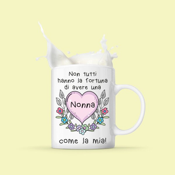 Tazza Nonna Non tutti hanno la fortuna di avere una Nonna come la mia Mug 11OZ Idea Regalo Zia - immagine 3