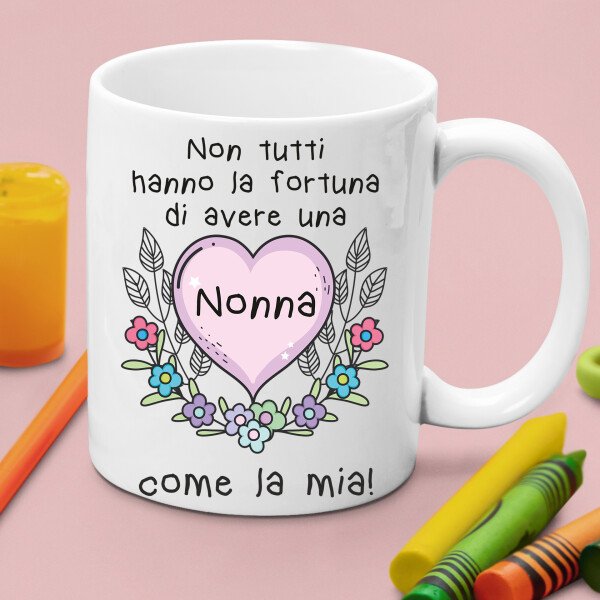 Tazza Nonna Non tutti hanno la fortuna di avere una Nonna come la mia Mug 11OZ Idea Regalo Zia - immagine 4