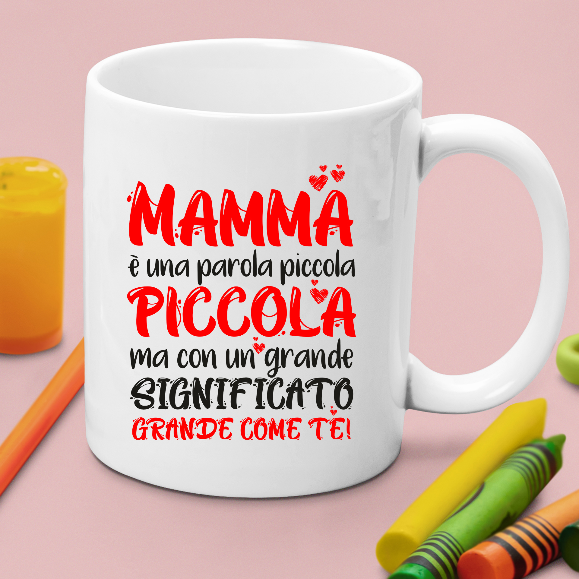 Tazza Mamma Festa della Mamma è una parola piccola piccola ma con un grande  significato come te Mug 11OZ Idea Regalo Mamma - ColorFamily