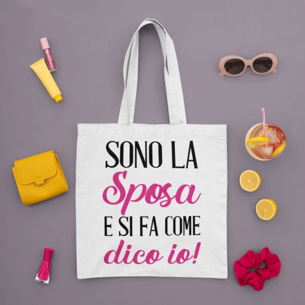 Ciabatte Infradito Addio al nubilato Sono la sposa e si fa come dico io  - hen party - gadget addio al nubilato - immagine 4
