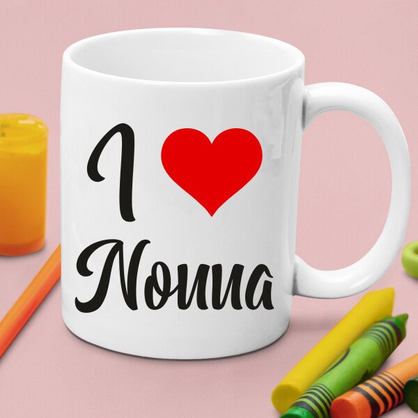 Tazza Nonna i love Nonna Mug 11OZ Idea Regalo Nonna - immagine 4