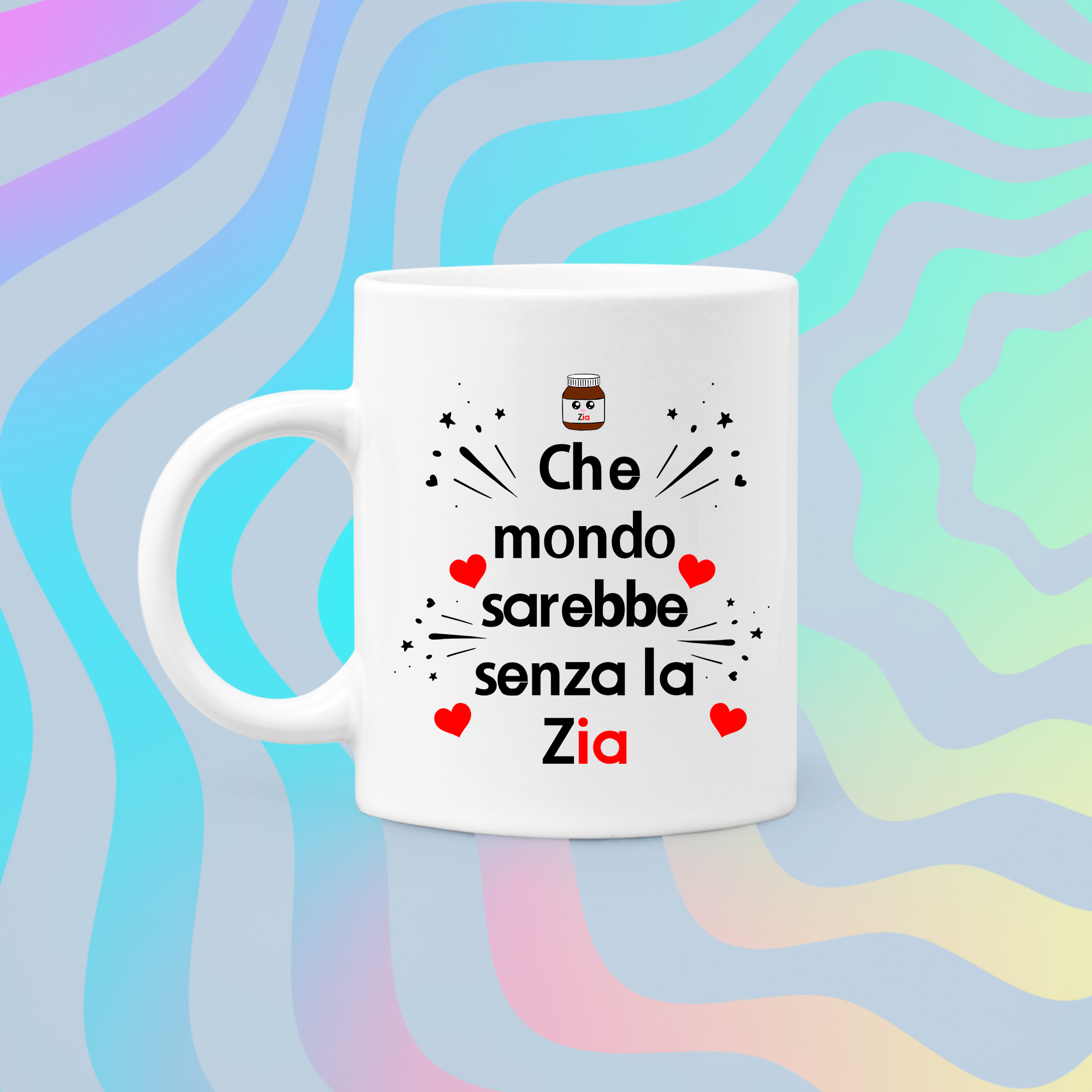 Tazza zia Miglior zia del Mondo - idea regalo compleanno - divertenti -  ColorFamily