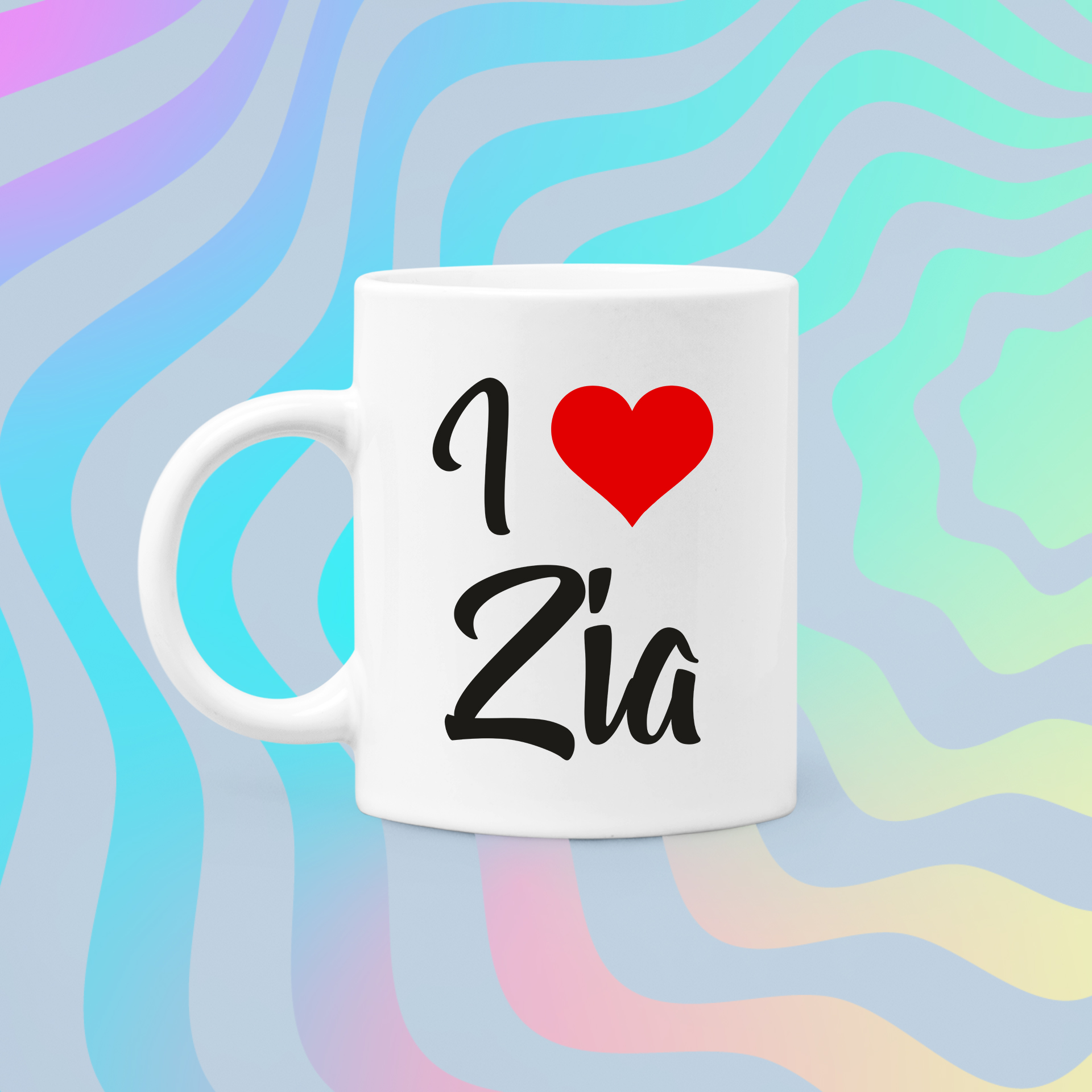 Tazza Mug Zia - ti voglio bene tanto così - idea regalo zia - ColorFamily