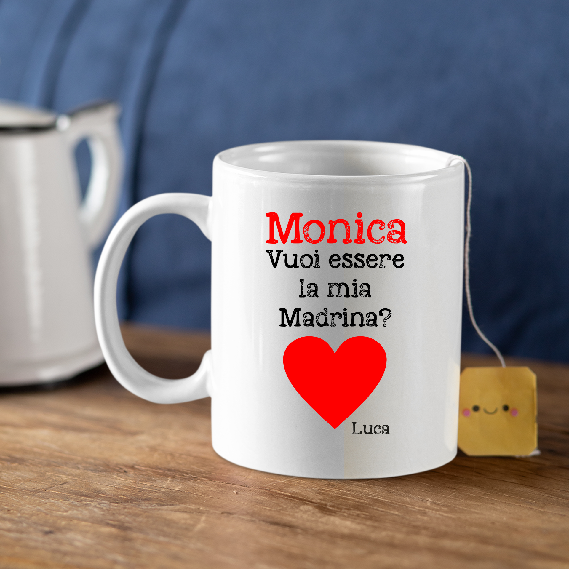 Tazza PERSONALIZZABILE madrina Vuoi essere la mia madrina? Mug