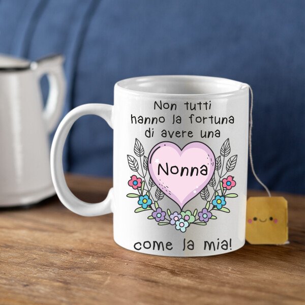 Tazza Nonna Non tutti hanno la fortuna di avere una Nonna come la mia Mug 11OZ Idea Regalo Zia - immagine 6