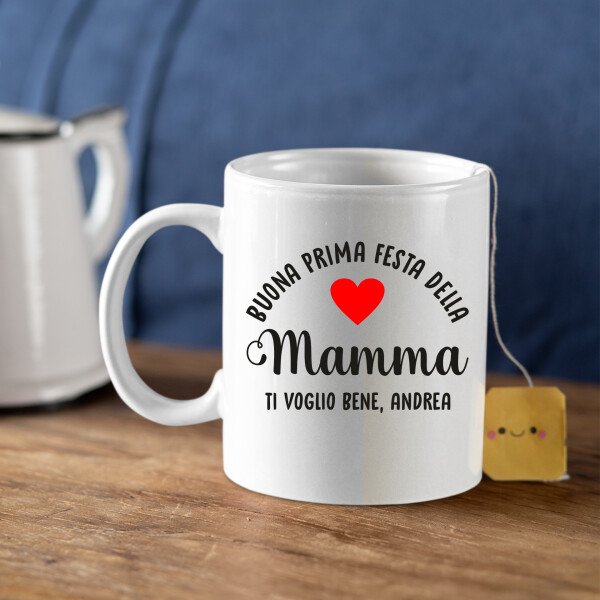 Tazza Mamma PERSONALIZZABILE Festa della Mamma Buona prima Festa della Mamma Ti voglio bene Mug 11OZ Idea Regalo Mamma - immagine 6