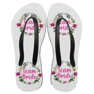 Ciabatte Infradito Addio al nubilato Team Bride - hen party - gadget addio al nubilato