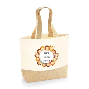 Shopper Maestra Regalo Maestra 100% Maestra Speciale Ideale come Borsa Mare Idea Regalo fine anno scolastico