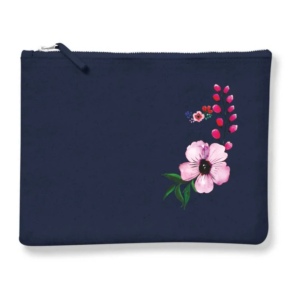 Pochette Donna PERSONALIZZABILE CON NOME - 100% cotone Canvas