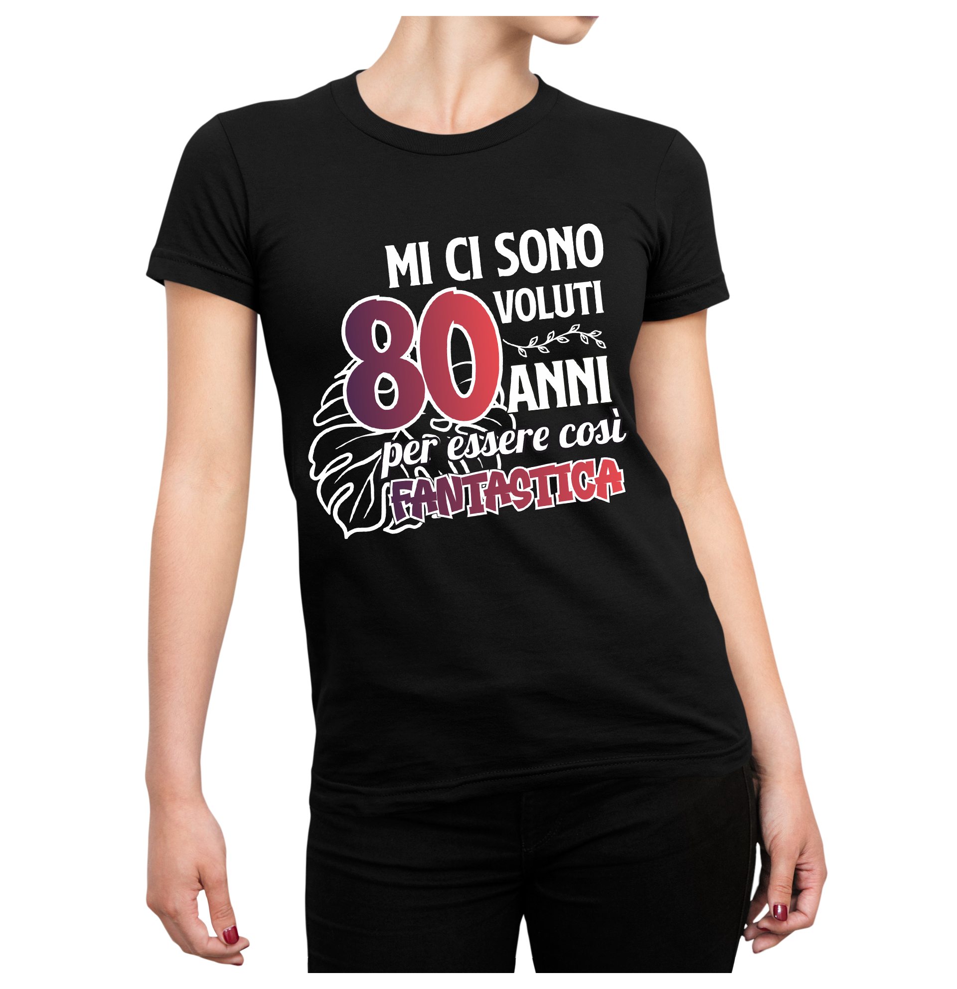 Tshirt Compleanno 80 Anni Donna Estate Mi ci sono Voluti 80 Anni