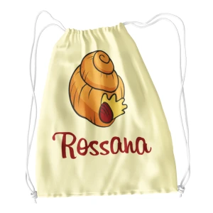 Sacca Ginnastica Conchiglia Personalizzata Personalizzabile Nome Bambino Bambina