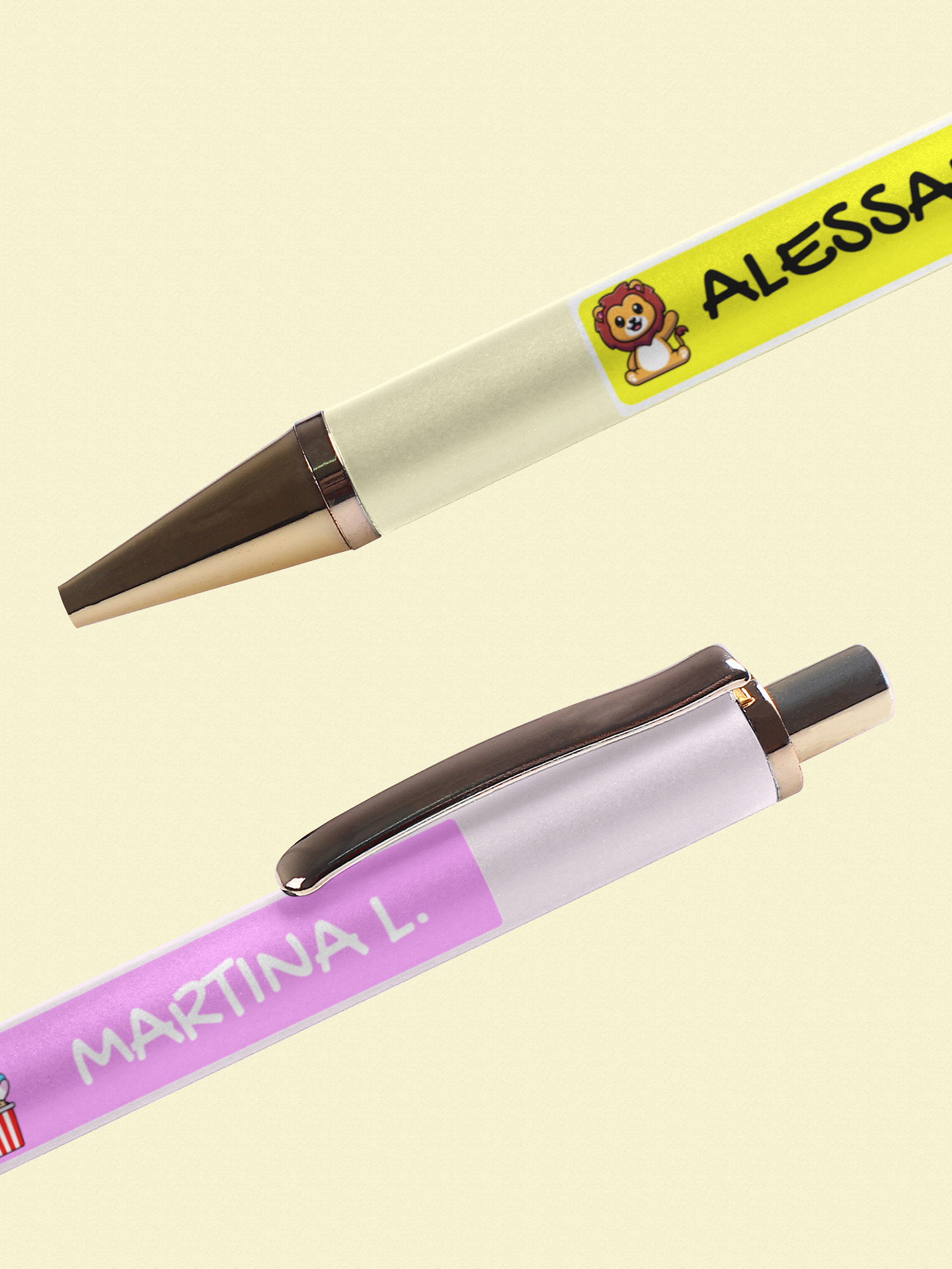 192 etichette adesive per penne 35 x 10 mm, per matite e penna per la  scuola materna e la scuola : : Cancelleria e prodotti per ufficio