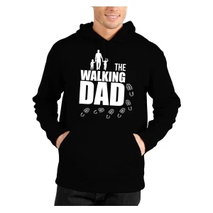 Felpa The Walking Dad Felpa con cappuccio Papà Festa del Papà Idea Regalo Papà Figlio Dad & Sons Divertente